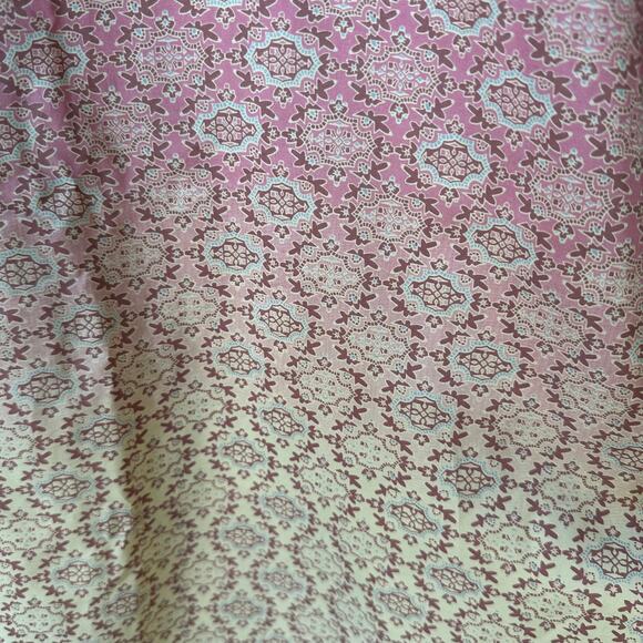 Vintage J.Crew Silk Slip Dress 6P Pink.& Yellow Ombre Boho Preppy Beachy - Picture 4 of 6